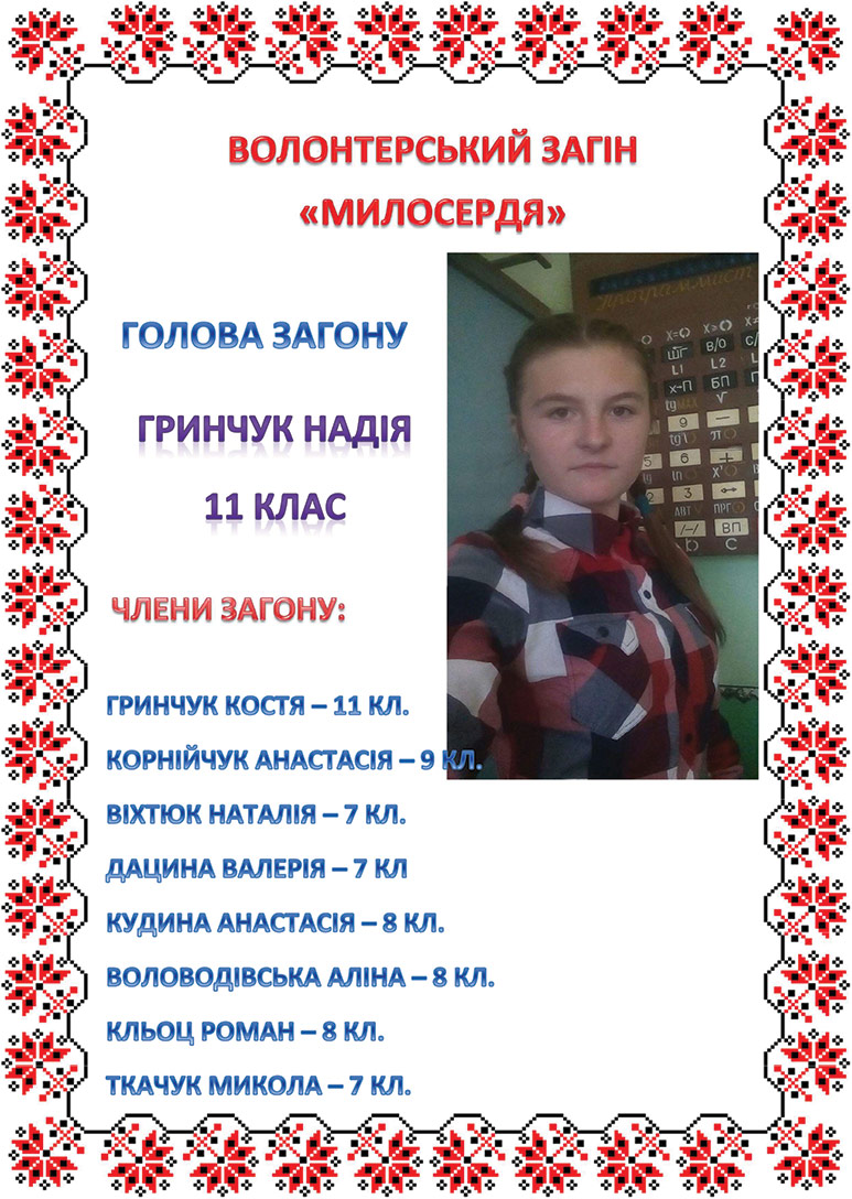 Волонтерський загін Милосердя